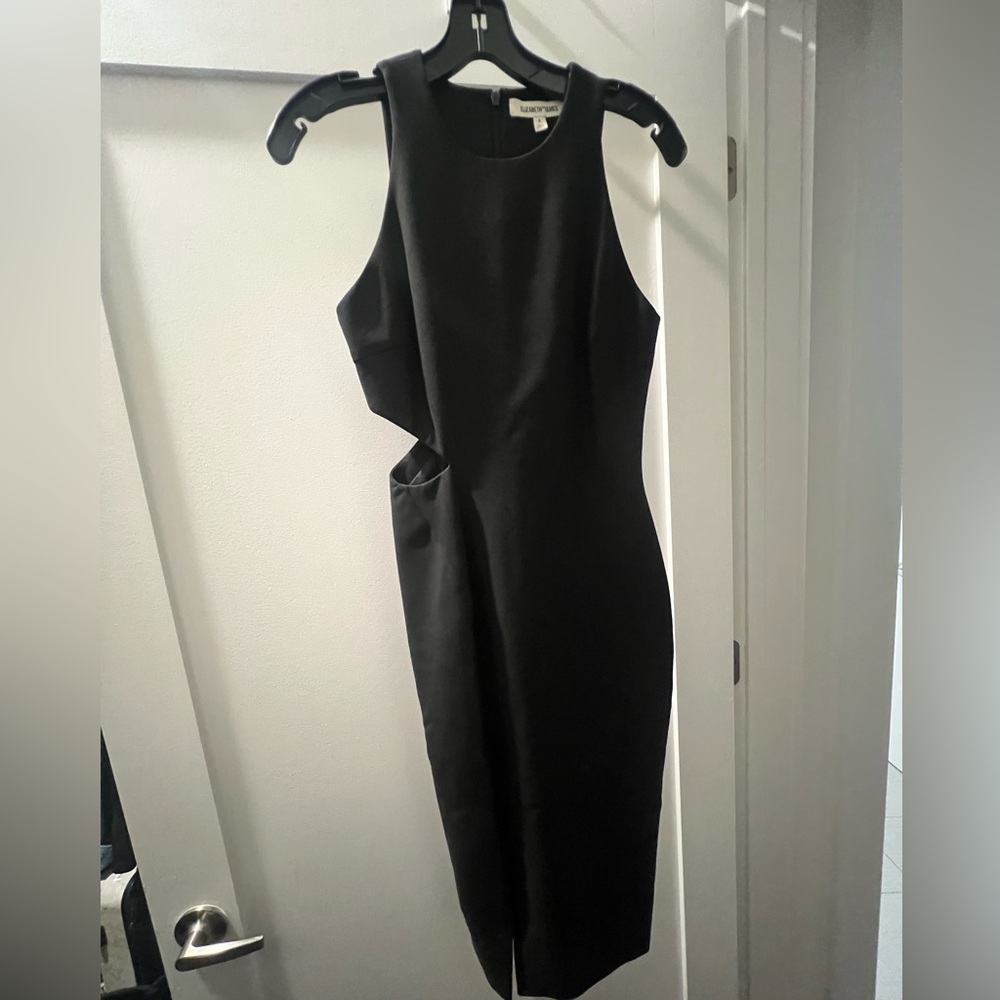Elizabeth & James Black Dress